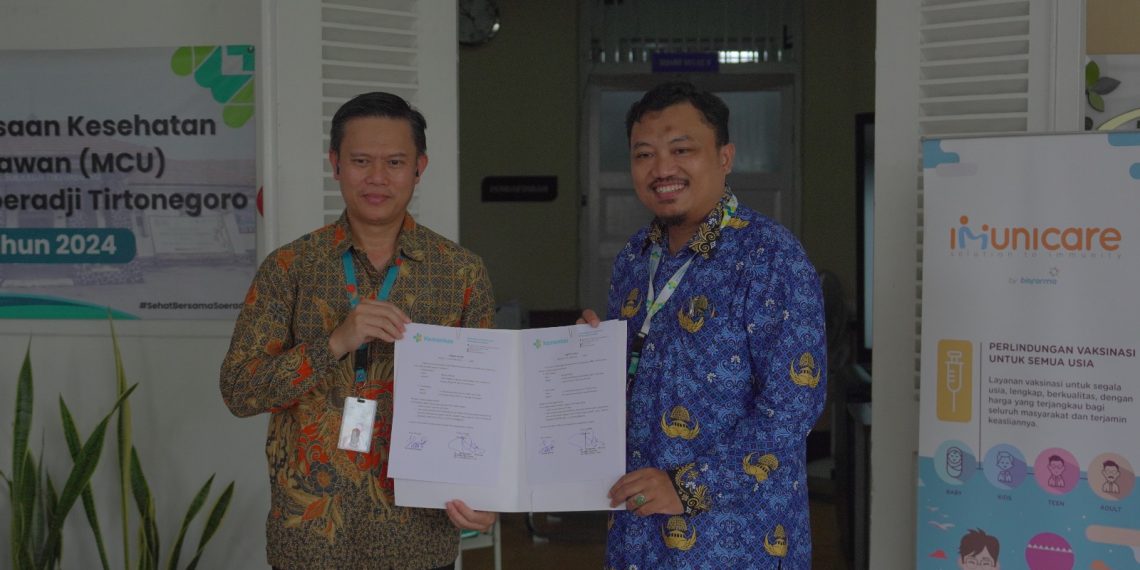 Bio Farma Hibahkan 300 Vaksin HPV ke RSUP. Soeradji Tirtonegoro Klaten