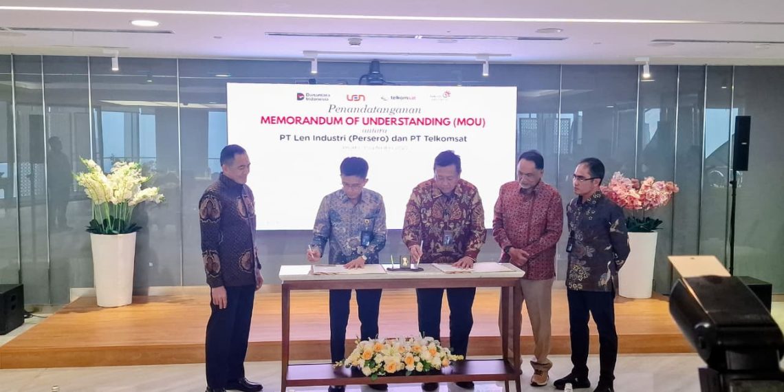 Sinergi Satelit Len–Telkomsat, Perkuat Pertahanan dan Transformasi Digital Nasional